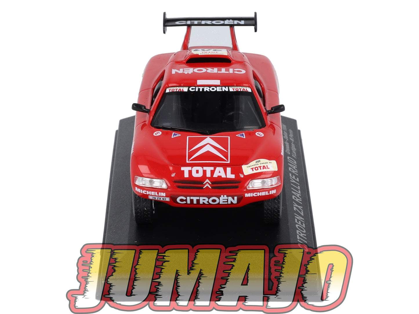 RCA145 voiture 1/43 IXO Altaya Rallye CITROEN ZX RAID Winner 1996 #201 P.Lartigue