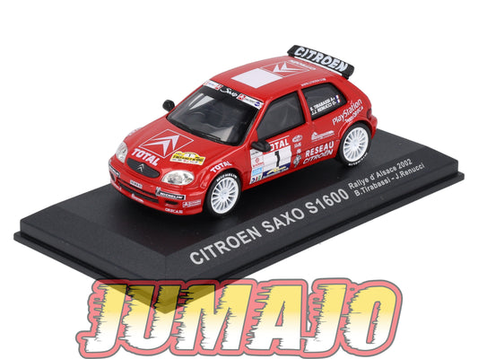 RCA149 voiture 1/43 IXO Altaya Rallye : CITROEN Saxo S1600 2002 #1 B.Tirabassi