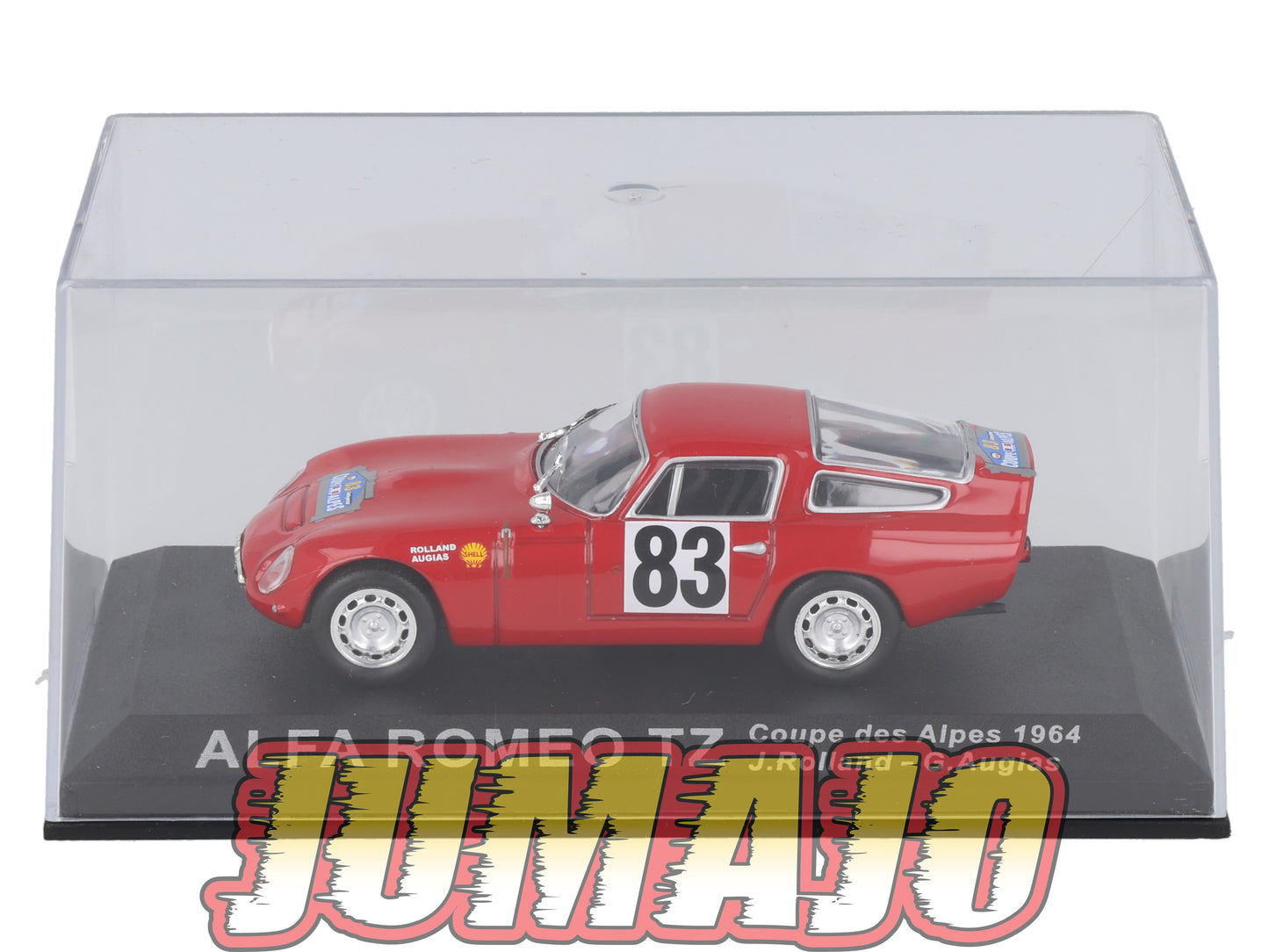 RCA14 voiture 1/43 IXO Altaya Rallye : ALFA ROMEO TZ #83 1964 J.Rolland