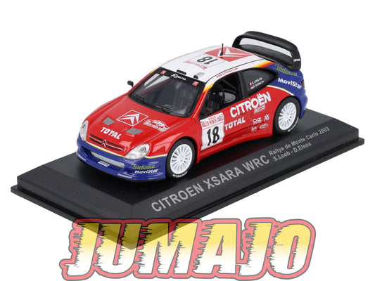 RCA1 voiture 1/43 IXO Altaya Rallye : CITROEN Xsara Monte-carlo 2003 #18 S.Loeb