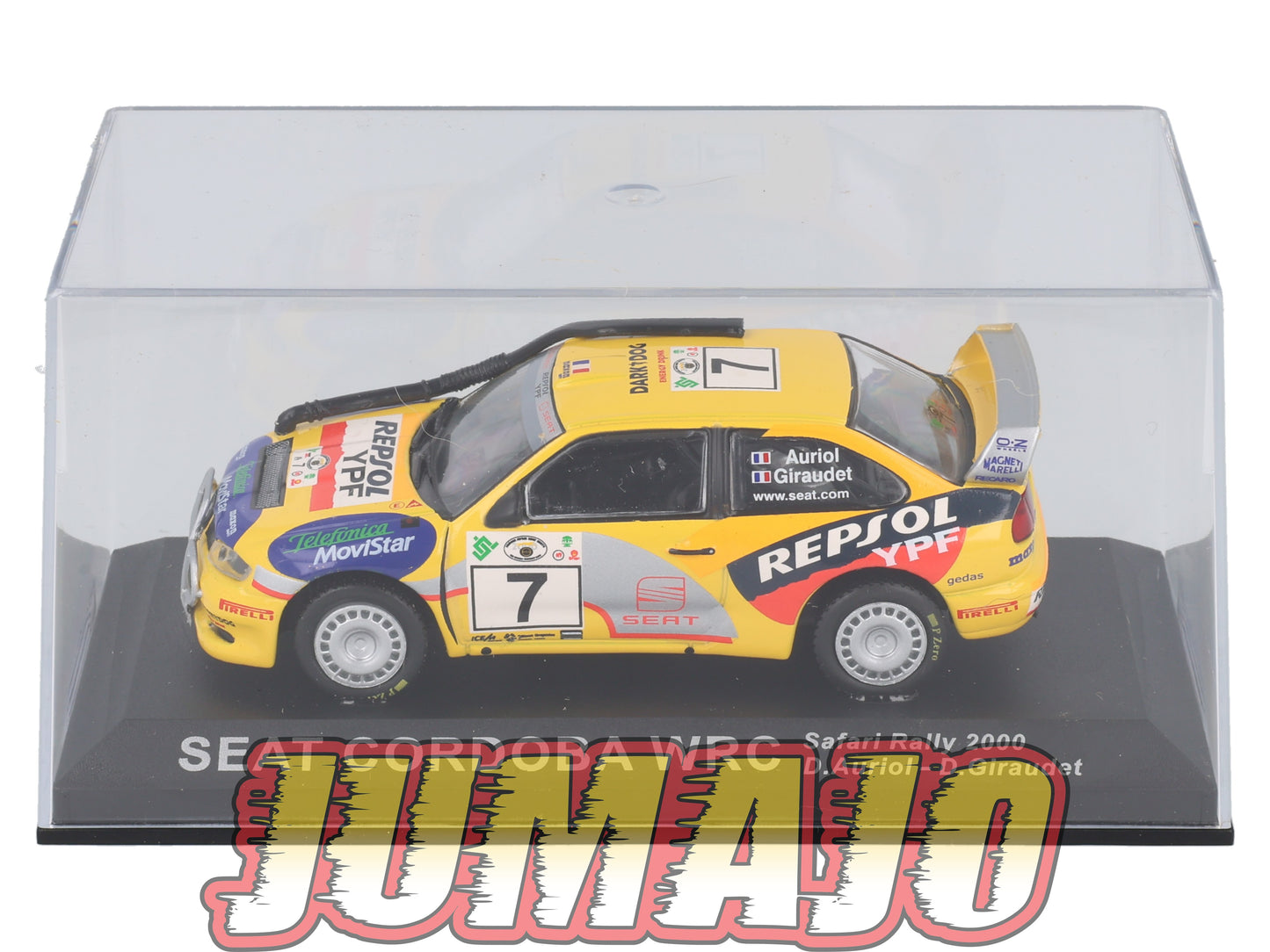 RCA33 voiture 1/43 IXO Altaya Rallye : SEAT Cordoba WRC 2000 #7 D.Auriol