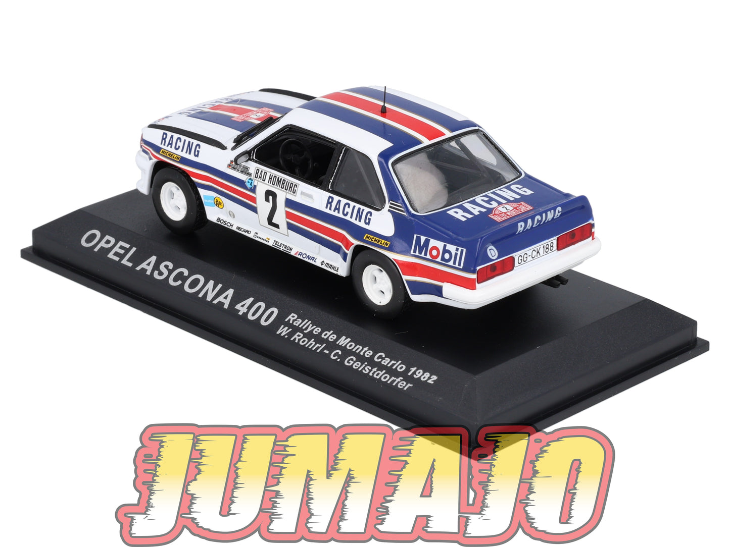 RCA38 Voiture 1/43 IXO Altaya Rallye : OPEL Ascona 400 1982 #2 W.Rohrl Monte-carlo