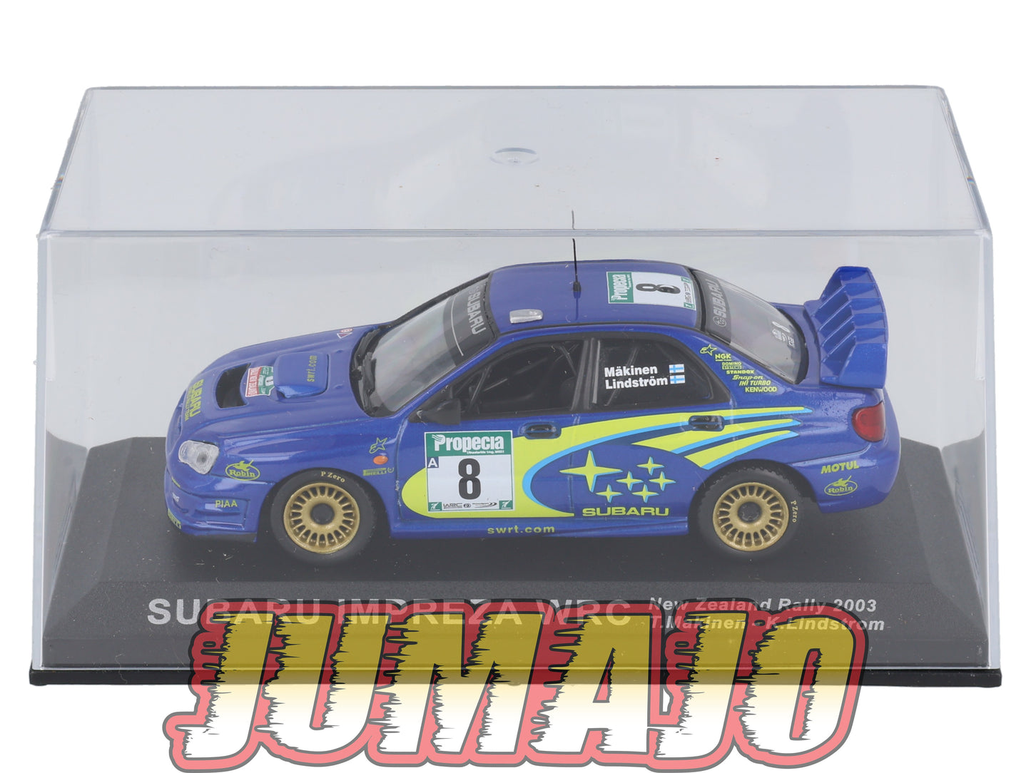 RCA3 voiture 1/43 IXO Altaya Rallye : SUBARU Impreza WRC 2003 #8 T.Makinen