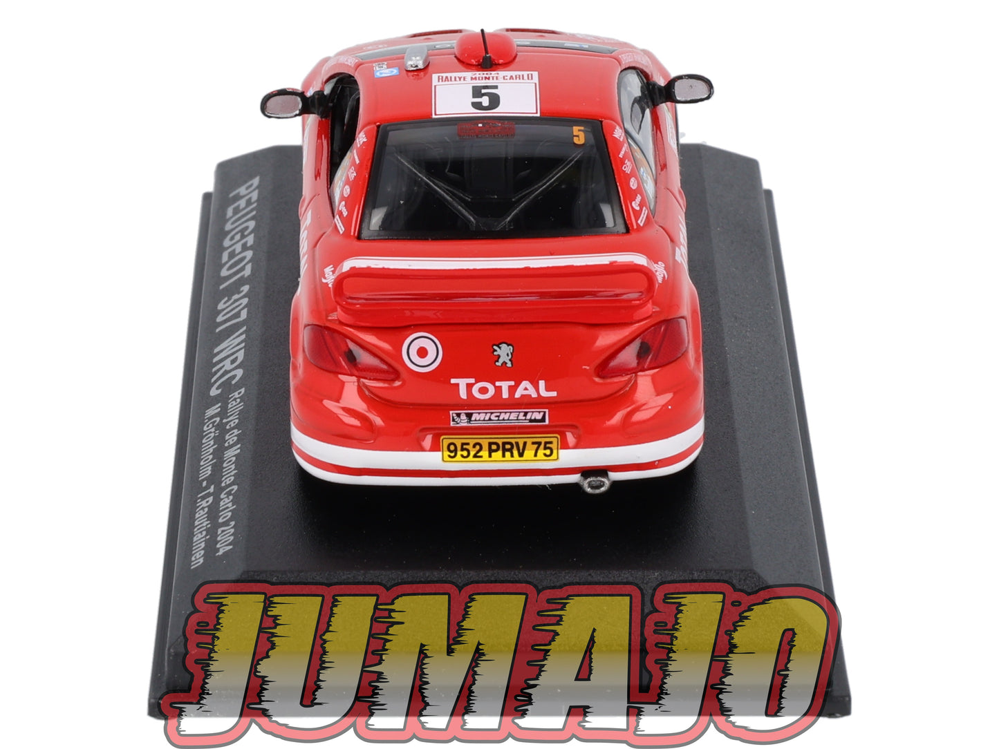 RCA406 Voiture 1/43 IXO Altaya Rallye : PEUGEOT 307 2004 #5 Monte-carlo Gronholm