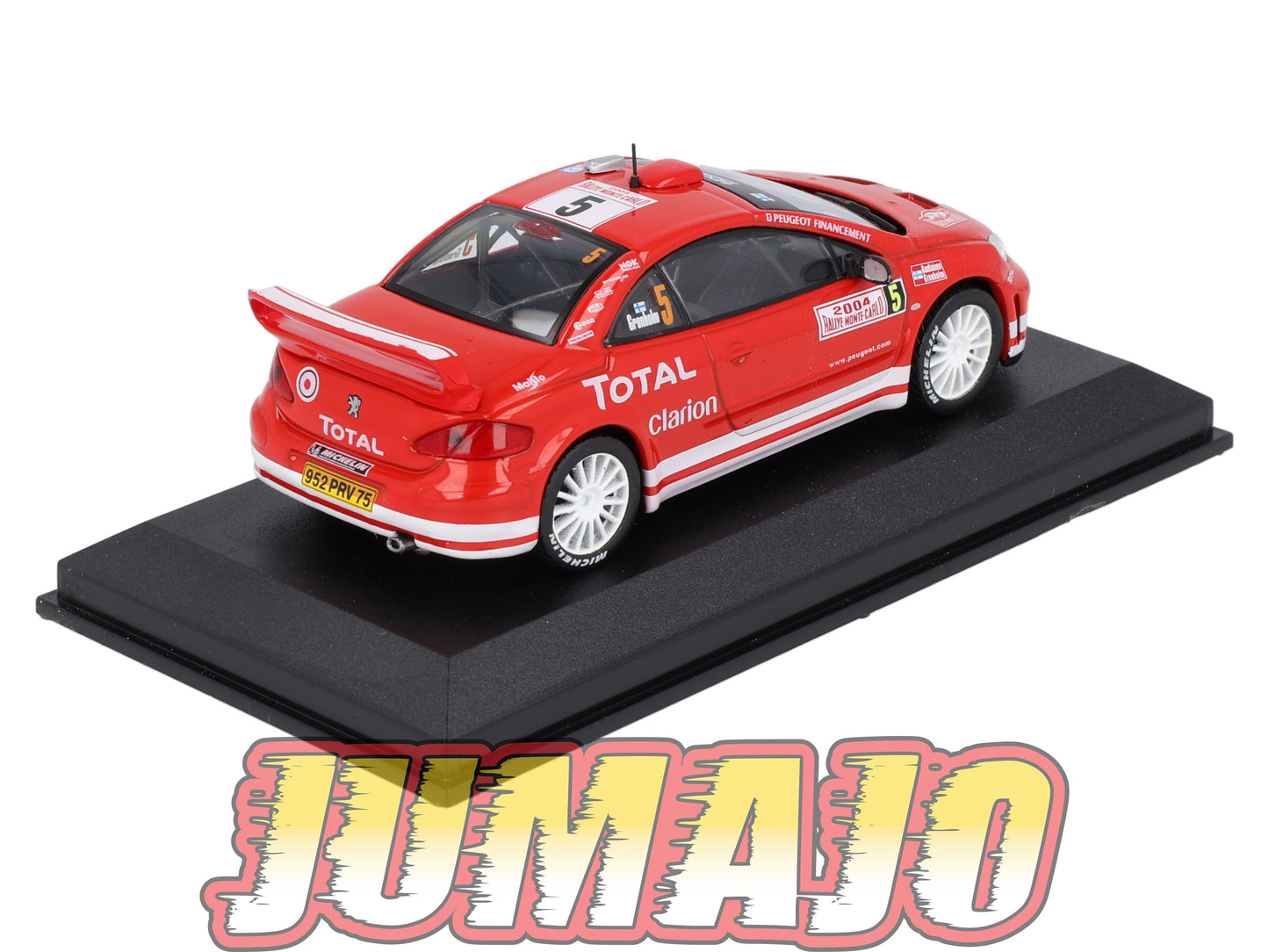 RCA406 Voiture 1/43 IXO Altaya Rallye : PEUGEOT 307 2004 #5 Monte-carlo Gronholm