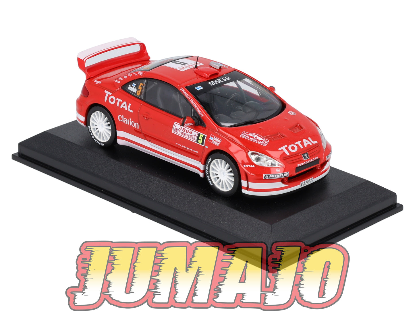 RCA406 Voiture 1/43 IXO Altaya Rallye : PEUGEOT 307 2004 #5 Monte-carlo Gronholm