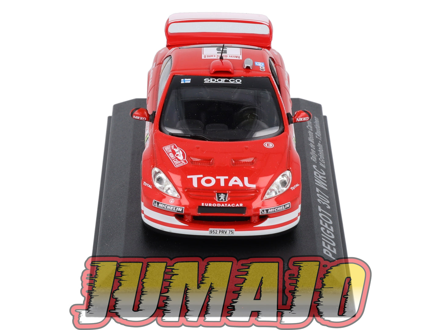 RCA406 Voiture 1/43 IXO Altaya Rallye : PEUGEOT 307 2004 #5 Monte-carlo Gronholm