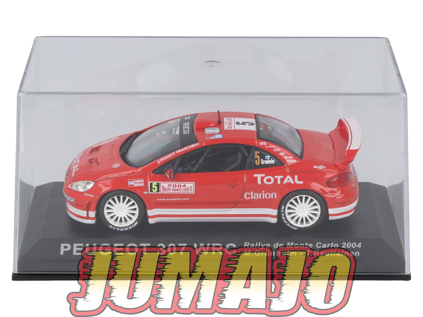 RCA406 Voiture 1/43 IXO Altaya Rallye : PEUGEOT 307 2004 #5 Monte-carlo Gronholm