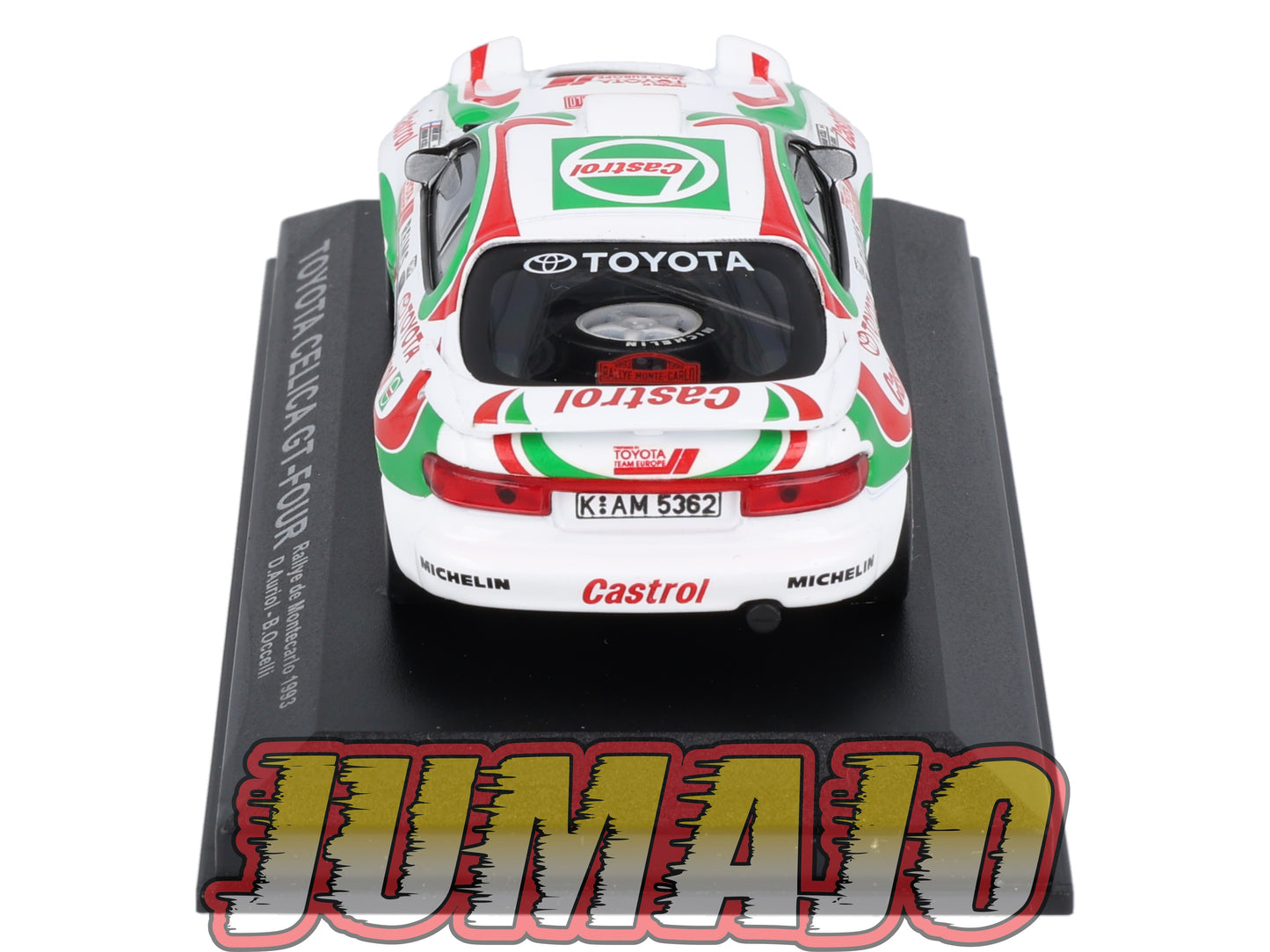 RCA407 Voiture 1/43 IXO Altaya Rallye : TOYOTA Celica GT-Four 1993 #3 Monte-carlo Auriol