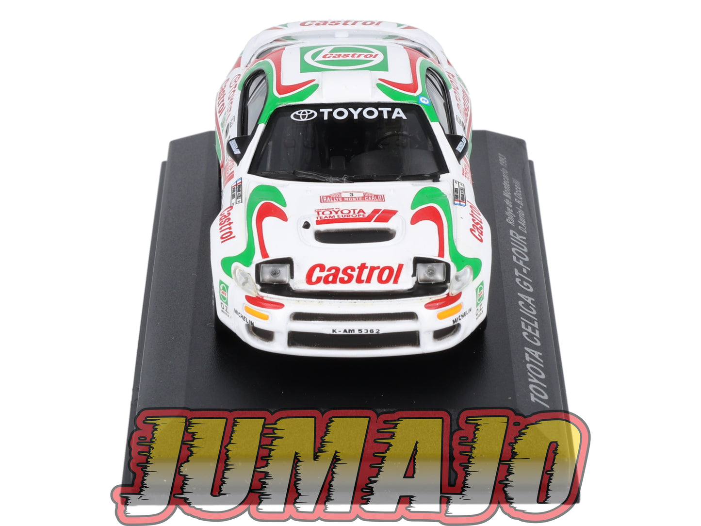 RCA407 Voiture 1/43 IXO Altaya Rallye : TOYOTA Celica GT-Four 1993 #3 Monte-carlo Auriol