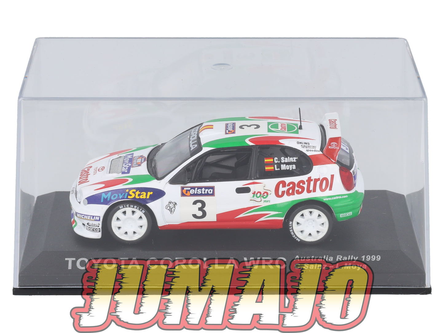 RCA41 voiture 1/43 IXO Altaya Rallye : TOYOTA Corolla WRC 1999 #3 C.Sainz