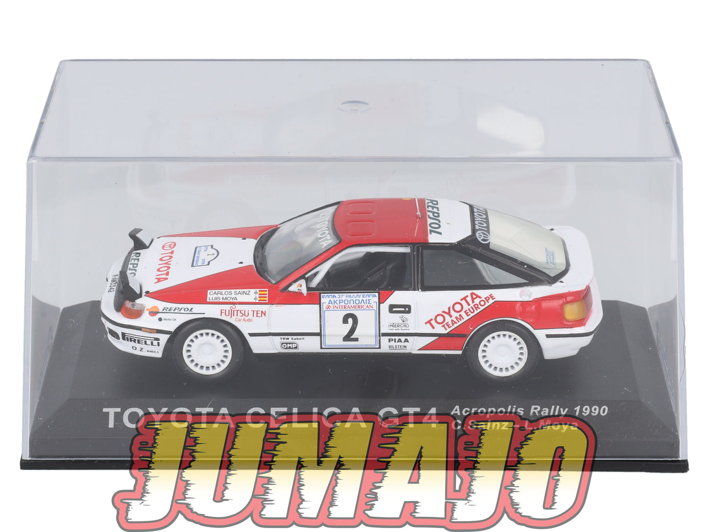 RCA47 voiture 1/43 IXO Altaya Rallye : TOYOTA Celica GT4 1990 #2 C.Sainz