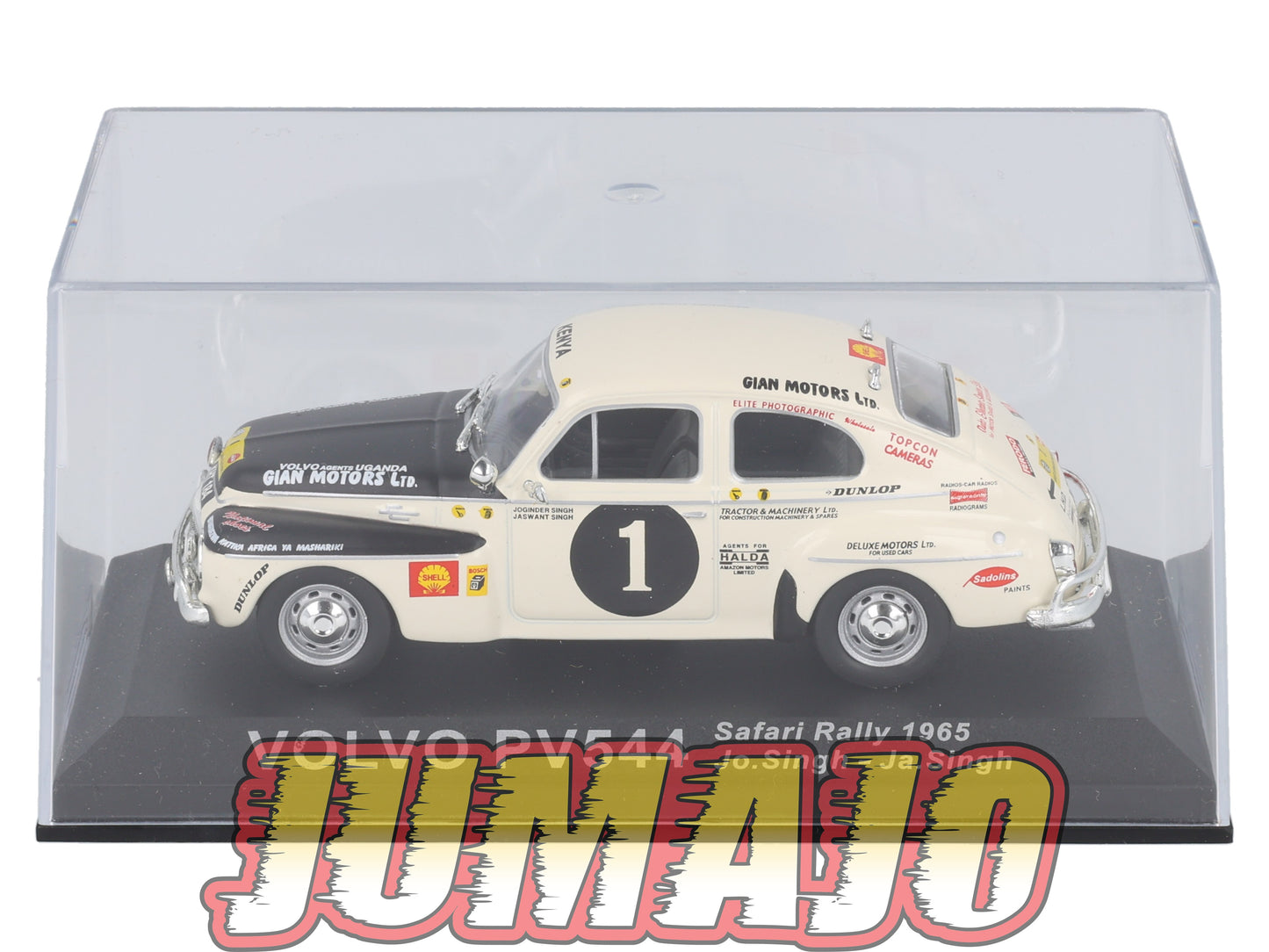 RCA48 voiture 1/43 IXO Altaya Rallye : VOLVO PV544 1965 #1 Jo.Singh
