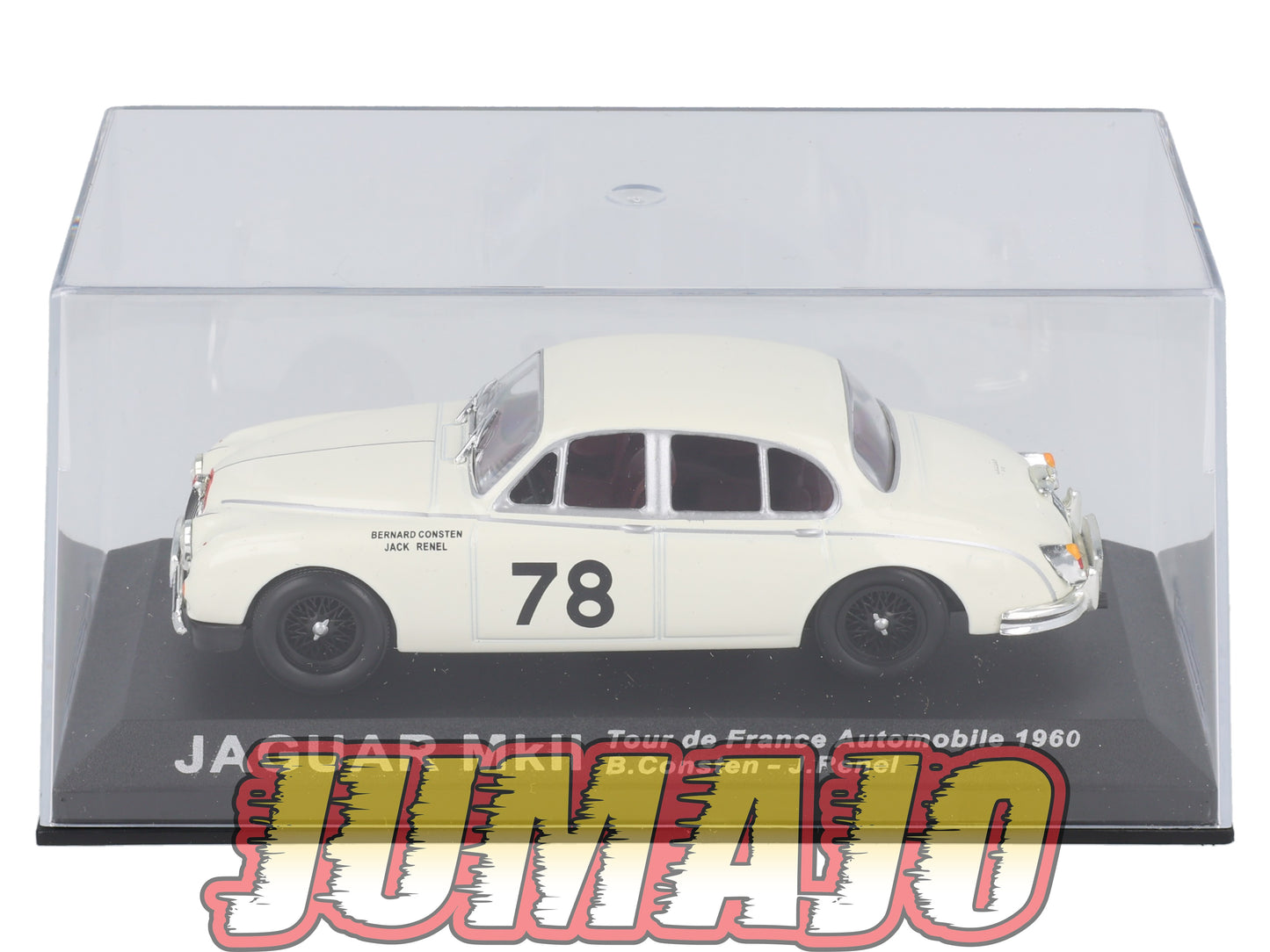 RCA49 voiture 1/43 IXO Altaya Rallye : JAGUAR MKII #78 1960 B.Consten