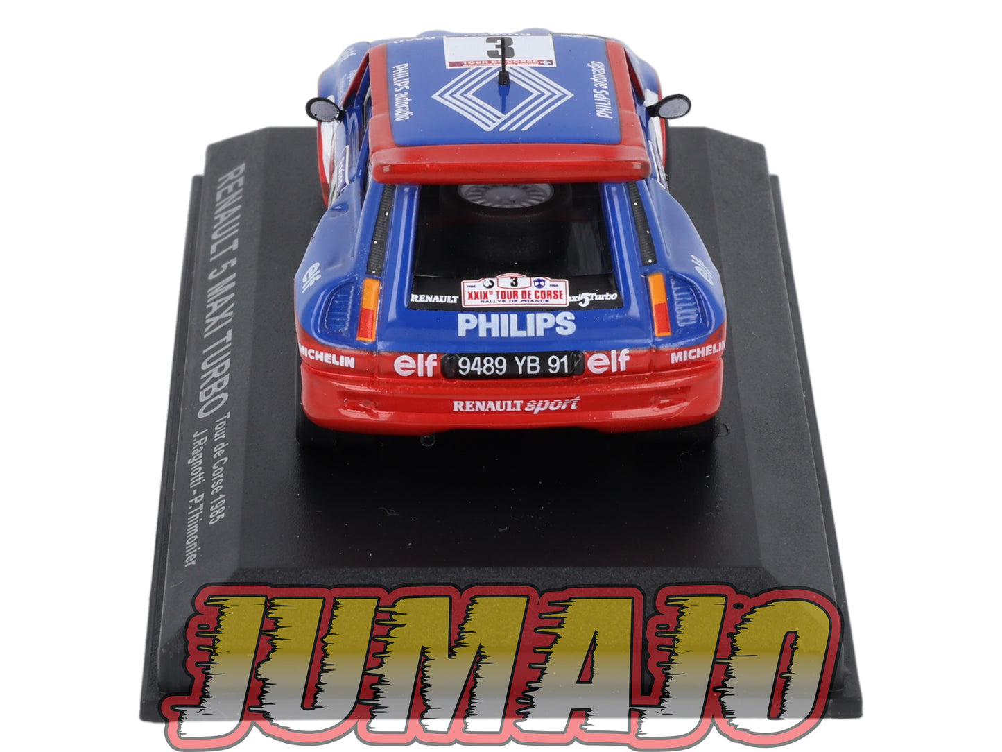 RCA4 Voiture 1/43 IXO Altaya Rallye : RENAULT 5 Maxi Turbo 1985 #3 J.Ragnotti