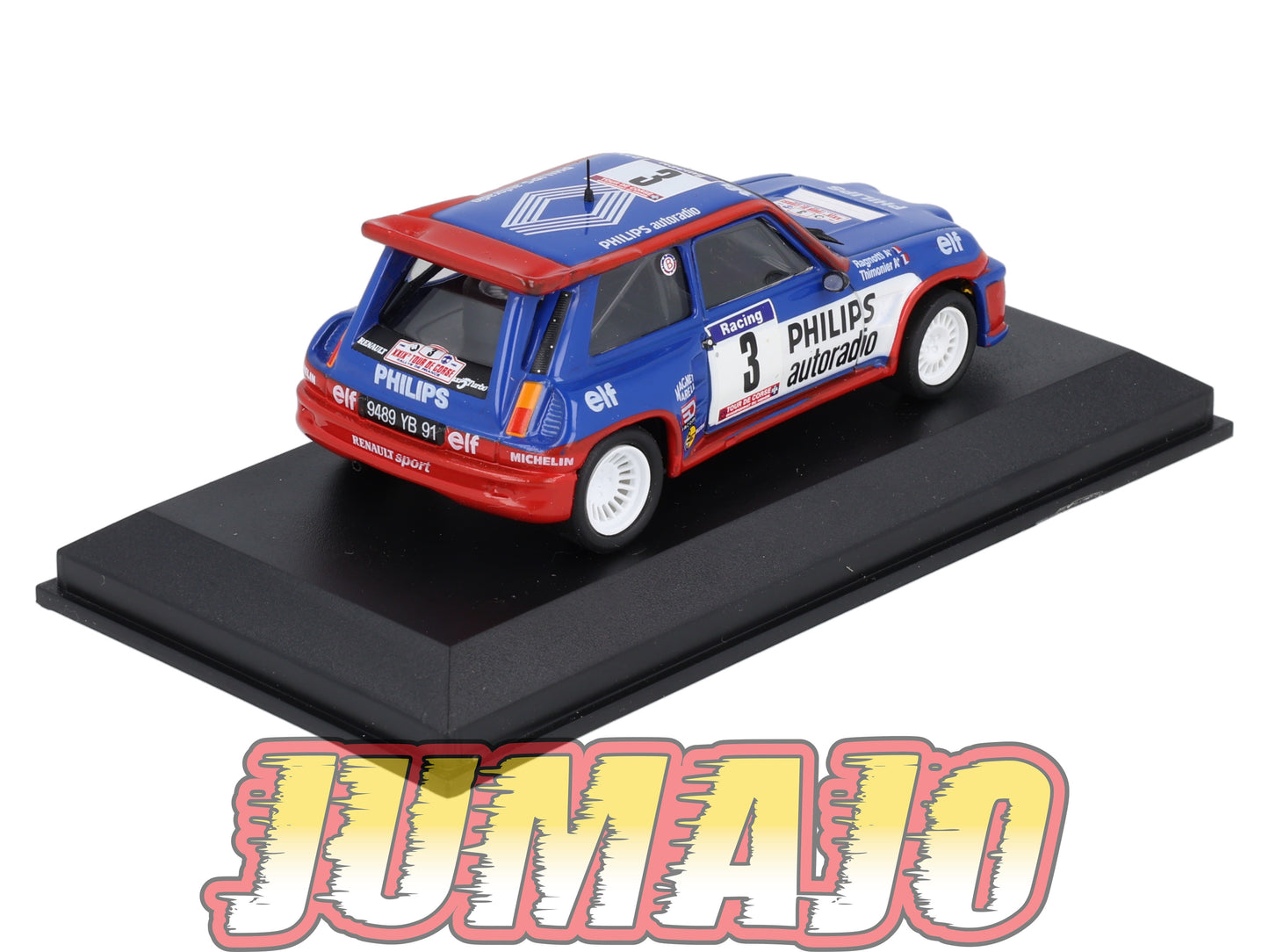 RCA4 Voiture 1/43 IXO Altaya Rallye : RENAULT 5 Maxi Turbo 1985 #3 J.Ragnotti