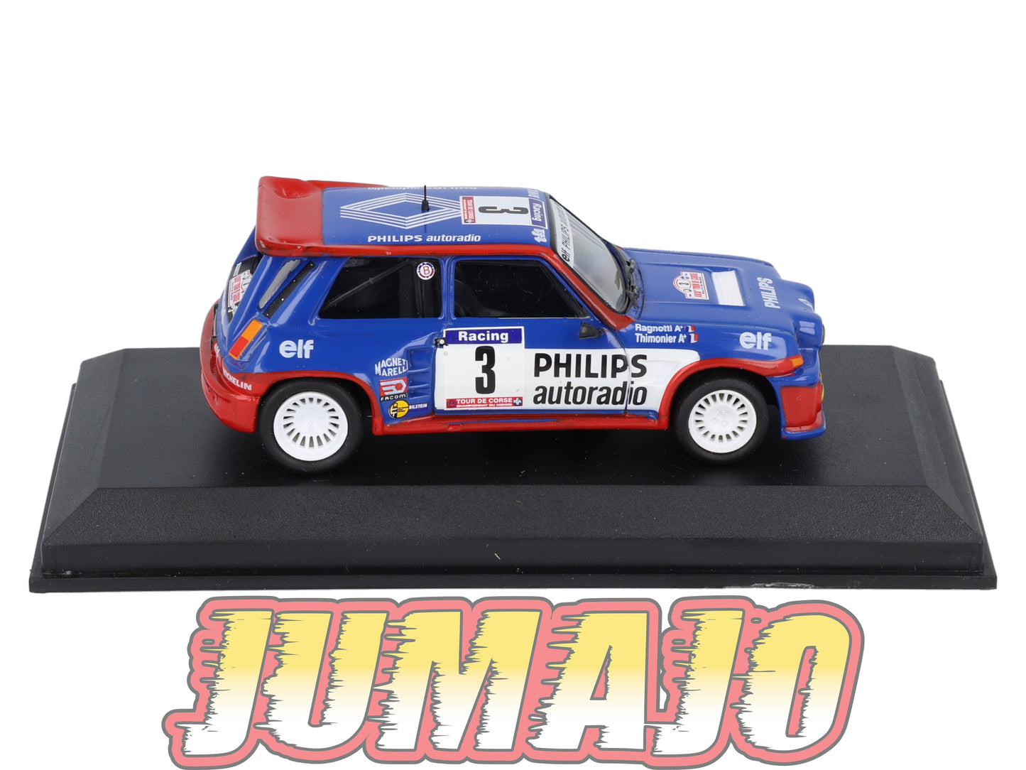 RCA4 Voiture 1/43 IXO Altaya Rallye : RENAULT 5 Maxi Turbo 1985 #3 J.Ragnotti
