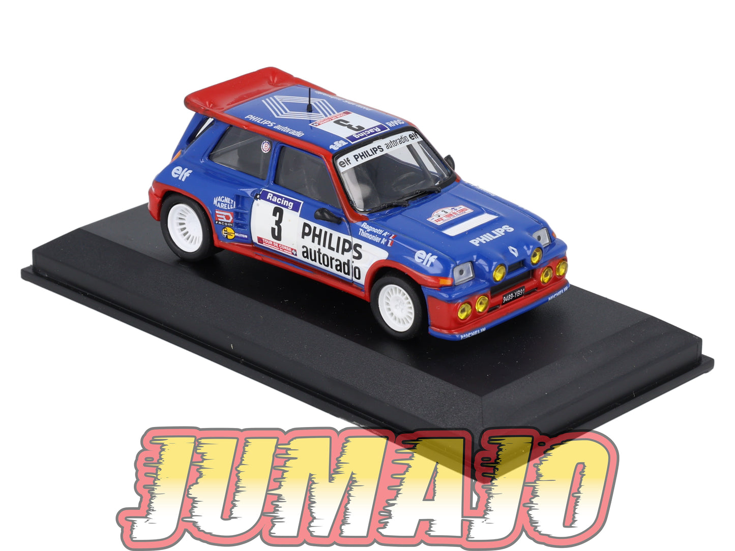 RCA4 Voiture 1/43 IXO Altaya Rallye : RENAULT 5 Maxi Turbo 1985 #3 J.Ragnotti