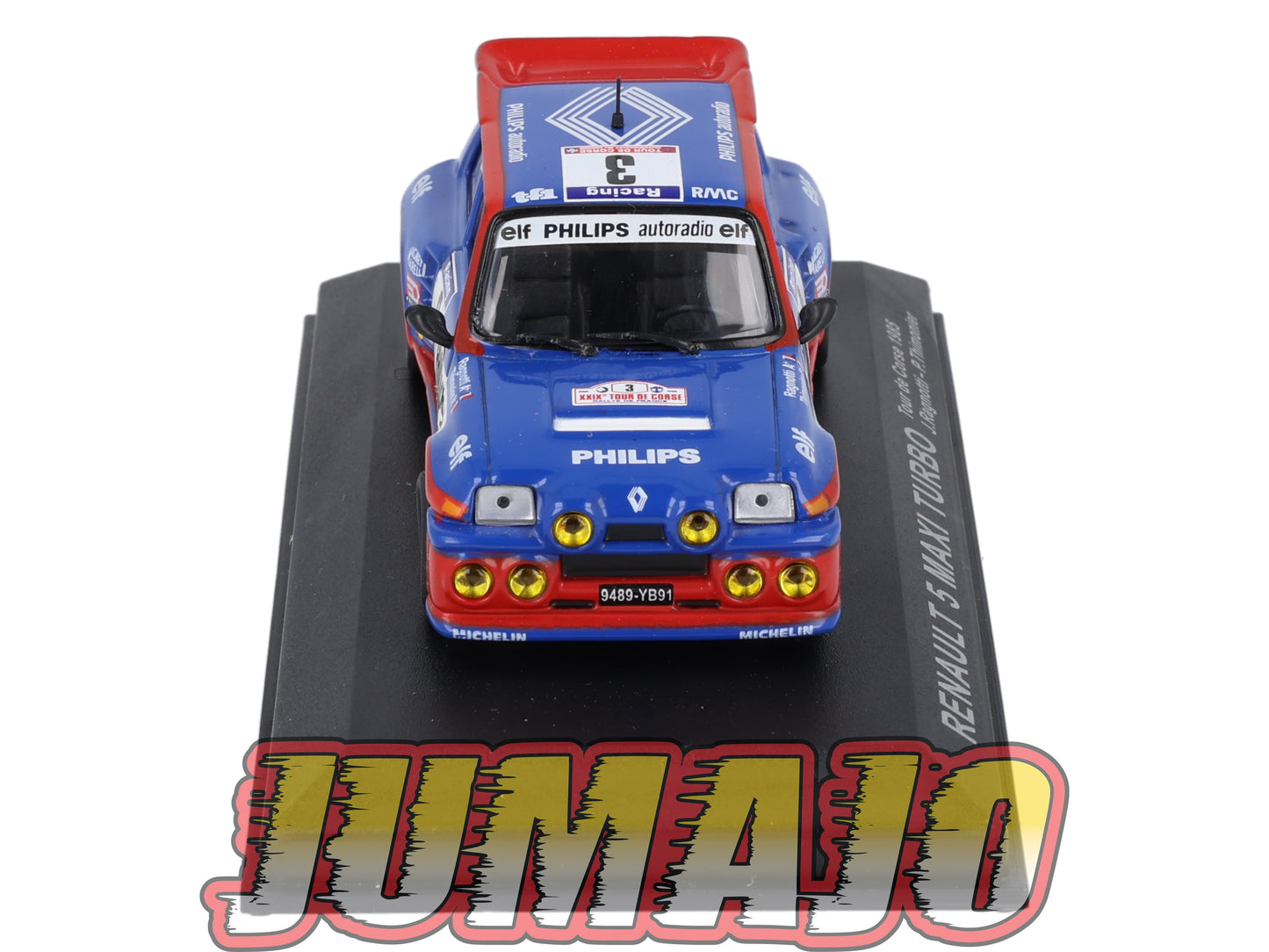 RCA4 Voiture 1/43 IXO Altaya Rallye : RENAULT 5 Maxi Turbo 1985 #3 J.Ragnotti