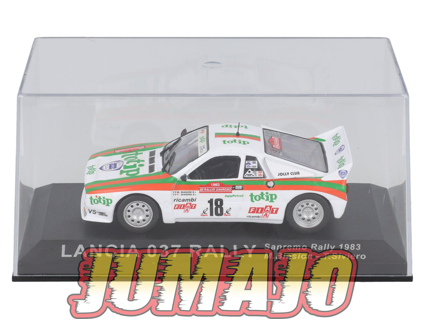 RCA54 Voiture 1/43 IXO Altaya Rallye LANCIA 037 RALLY 1983 #18 M Biasion