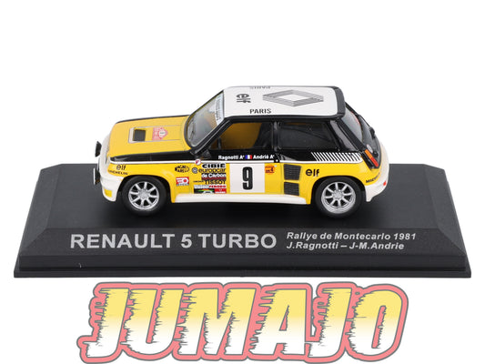 RCA109 Voiture 1/43 IXO Altaya Rallye : RENAULT 5 Turbo 1981 #9 Monte-carlo Ragnotti