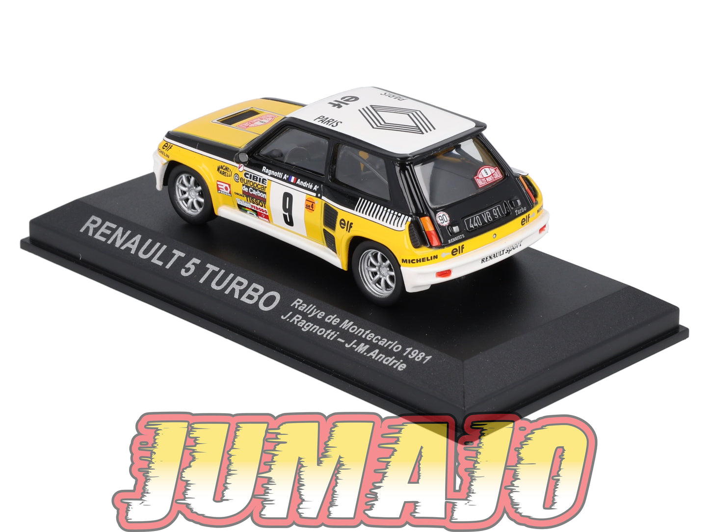 RCA59 Voiture 1/43 IXO Altaya Rallye : RENAULT 5 Turbo 1981 #9 Monte-carlo Ragnotti