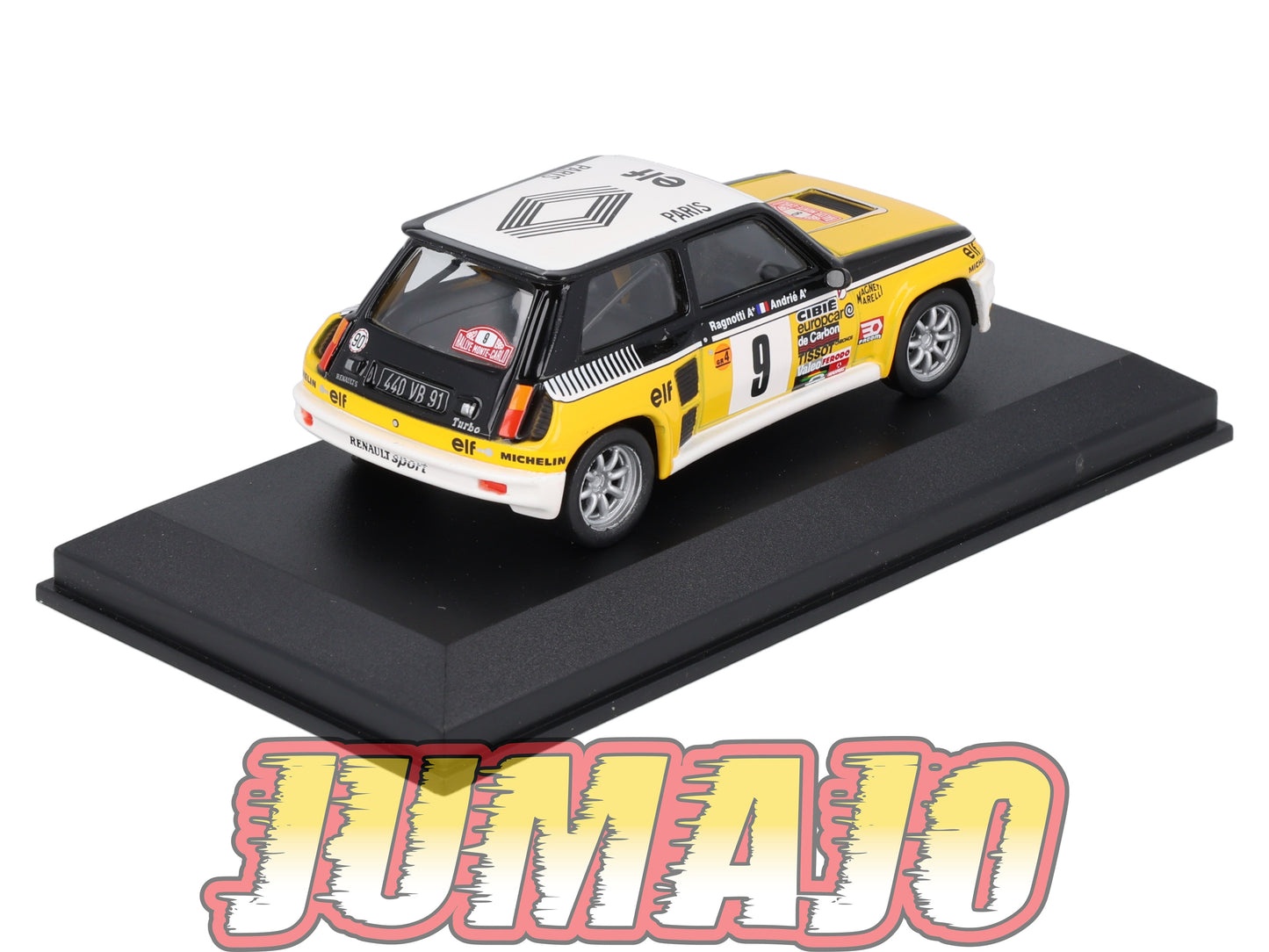 RCA59 Voiture 1/43 IXO Altaya Rallye : RENAULT 5 Turbo 1981 #9 Monte-carlo Ragnotti