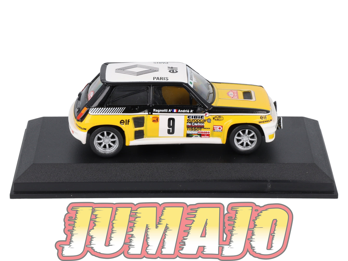 RCA59 Voiture 1/43 IXO Altaya Rallye : RENAULT 5 Turbo 1981 #9 Monte-carlo Ragnotti