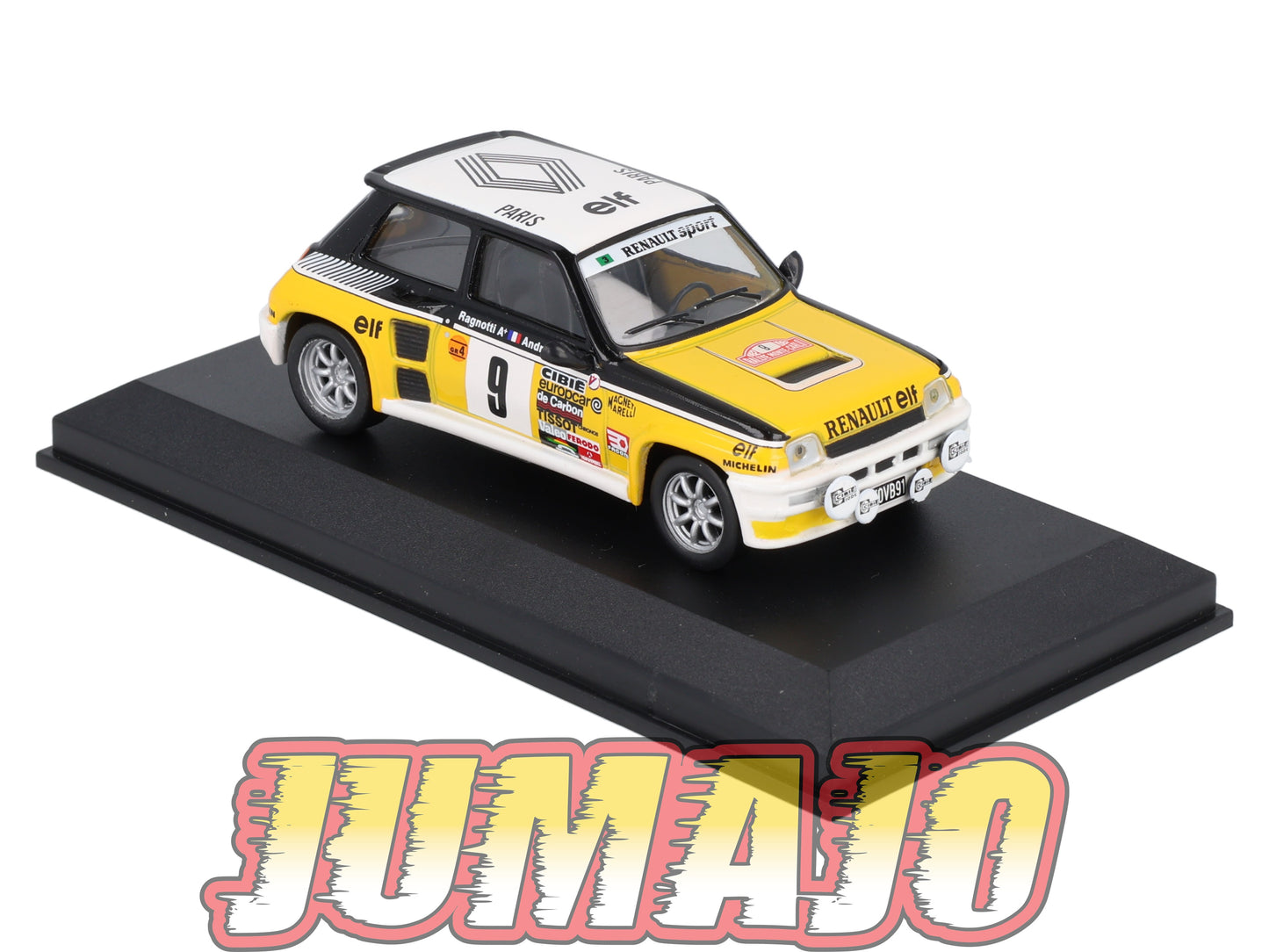 RCA59 Voiture 1/43 IXO Altaya Rallye : RENAULT 5 Turbo 1981 #9 Monte-carlo Ragnotti