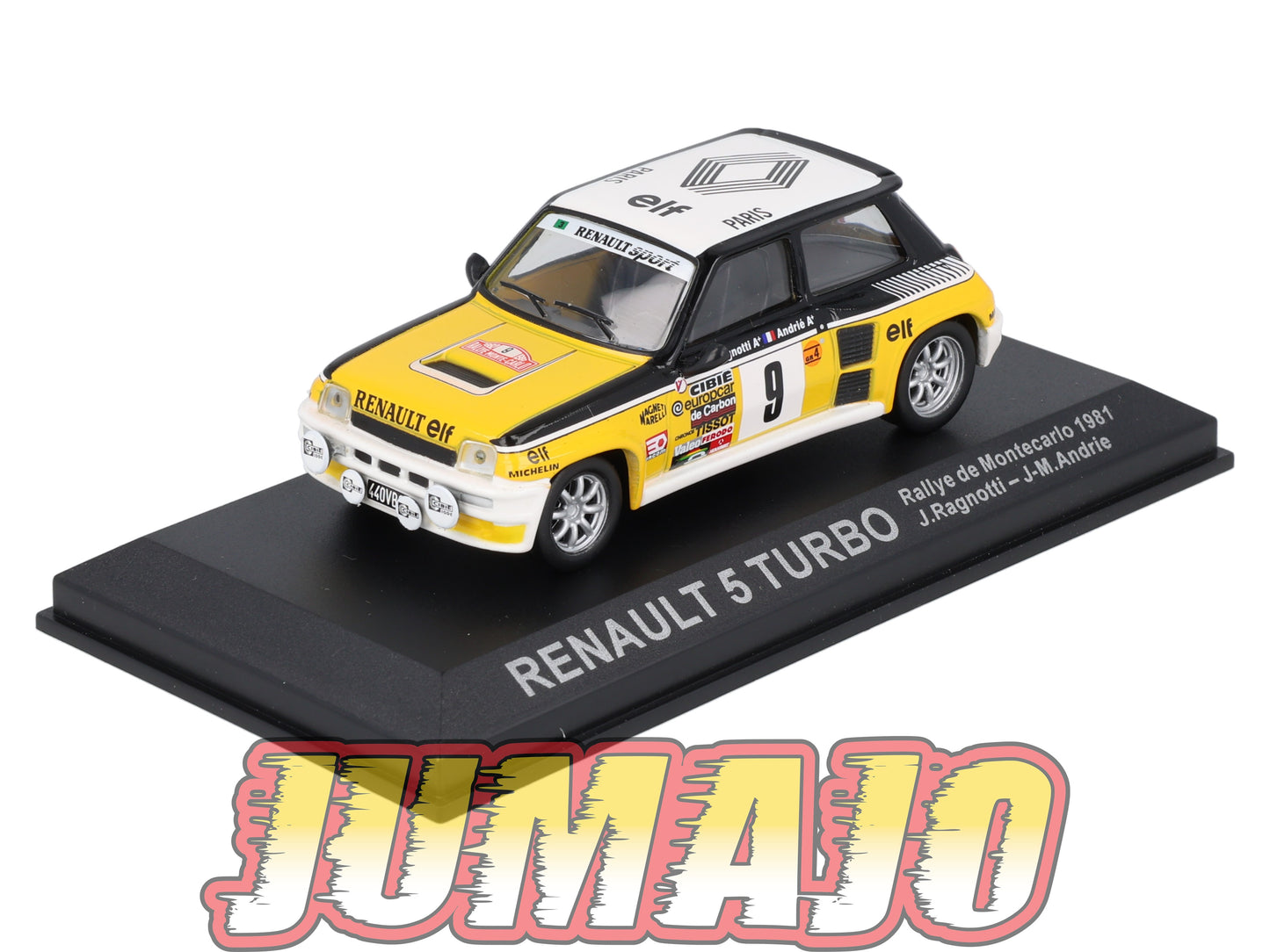 RCA59 Voiture 1/43 IXO Altaya Rallye : RENAULT 5 Turbo 1981 #9 Monte-carlo Ragnotti