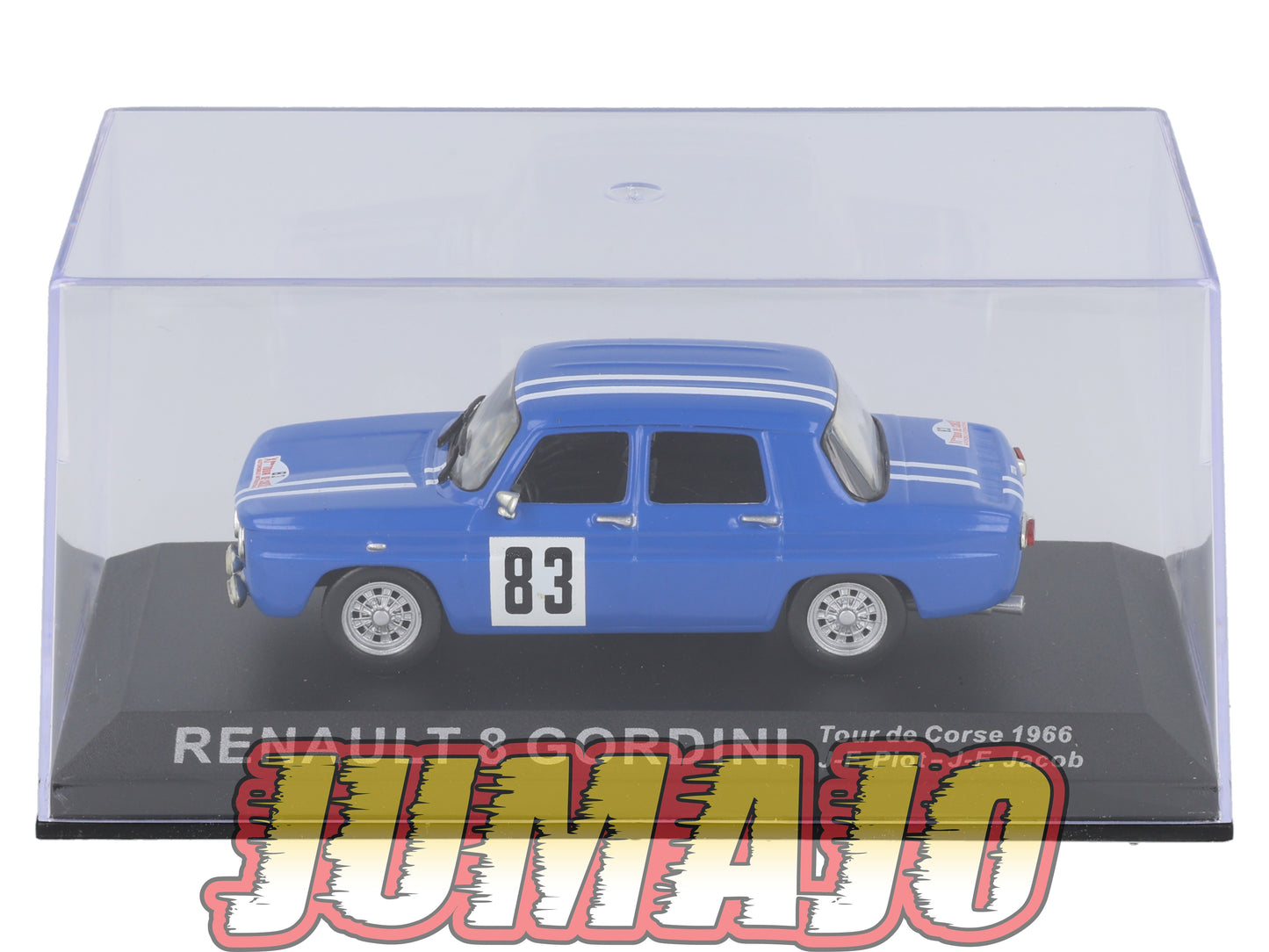 RCA60 Voiture 1/43 IXO Altaya Rallye : RENAULT 8 Gordini 1966 #83 J-F.Piot