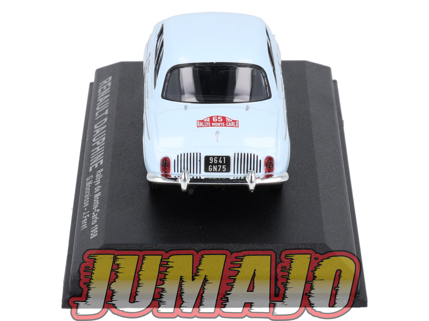 RCA62 voiture 1/43 IXO Altaya Rallye : RENAULT Dauphine 1958 #65 G.Monraisse