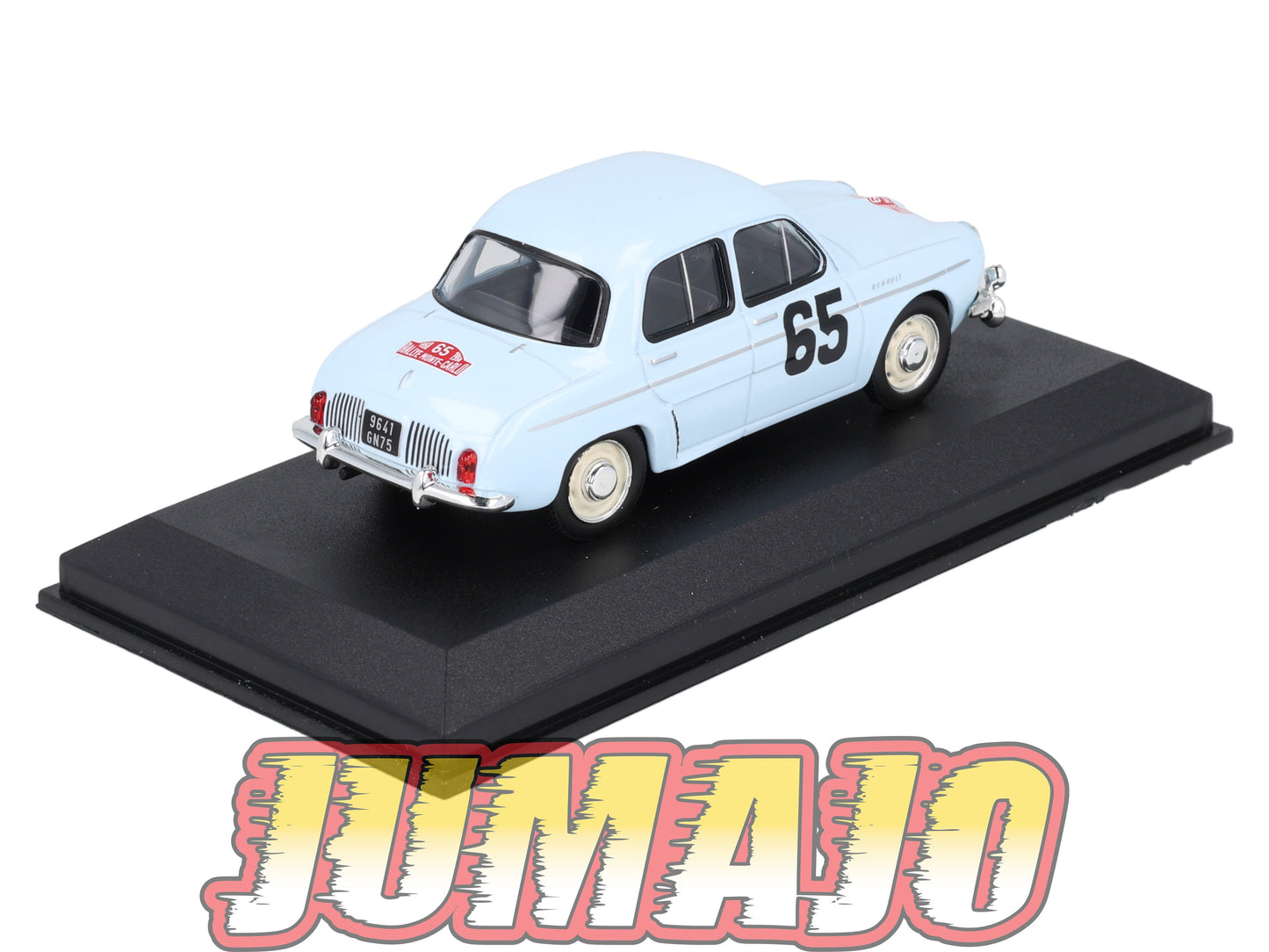 RCA62 voiture 1/43 IXO Altaya Rallye : RENAULT Dauphine 1958 #65 G.Monraisse