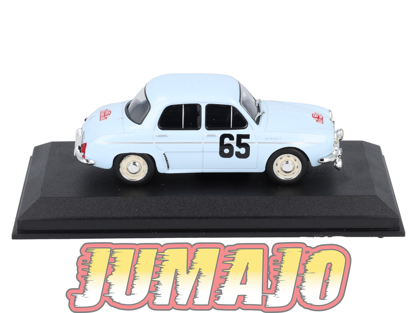 RCA62 voiture 1/43 IXO Altaya Rallye : RENAULT Dauphine 1958 #65 G.Monraisse