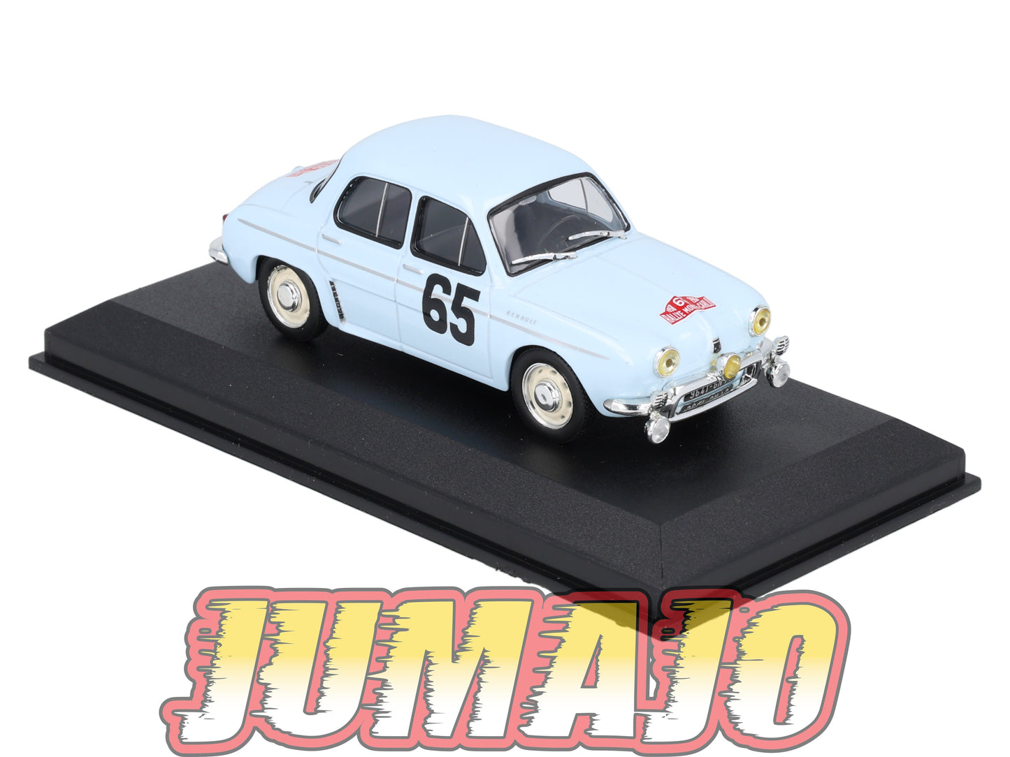 RCA62 voiture 1/43 IXO Altaya Rallye : RENAULT Dauphine 1958 #65 G.Monraisse