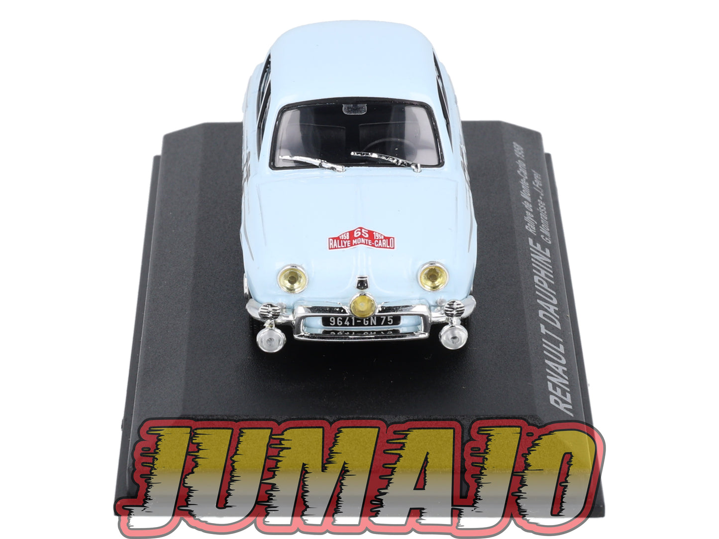 RCA62 voiture 1/43 IXO Altaya Rallye : RENAULT Dauphine 1958 #65 G.Monraisse