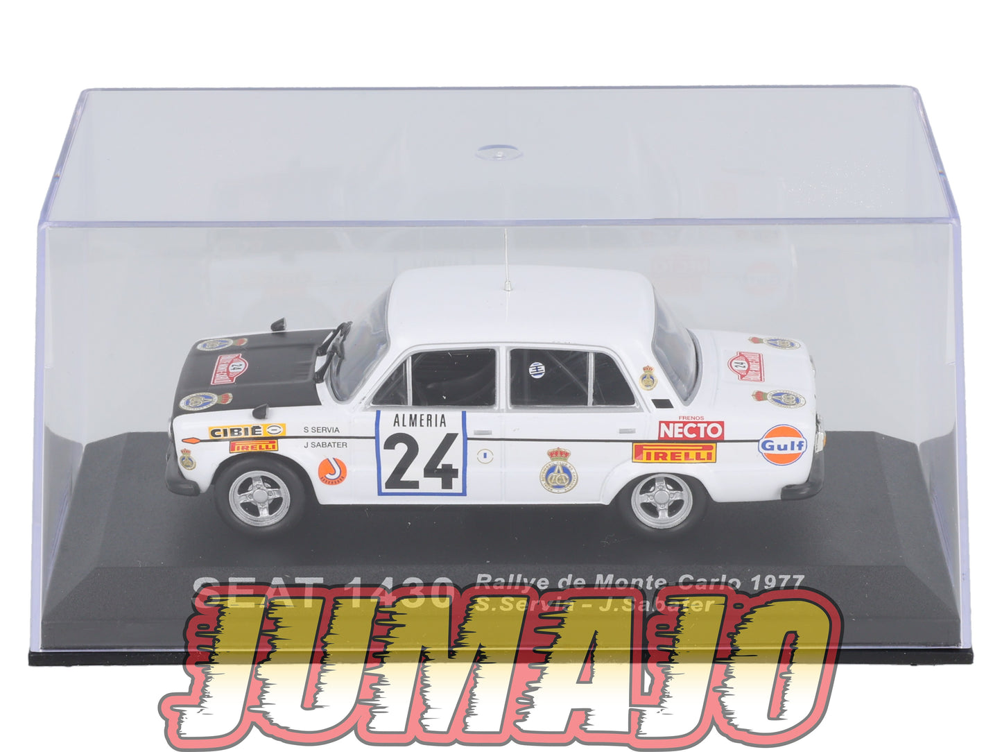RCA66 Voiture 1/43 IXO Altaya Rallye : SEAT 1430 1977 #24 S.Servia