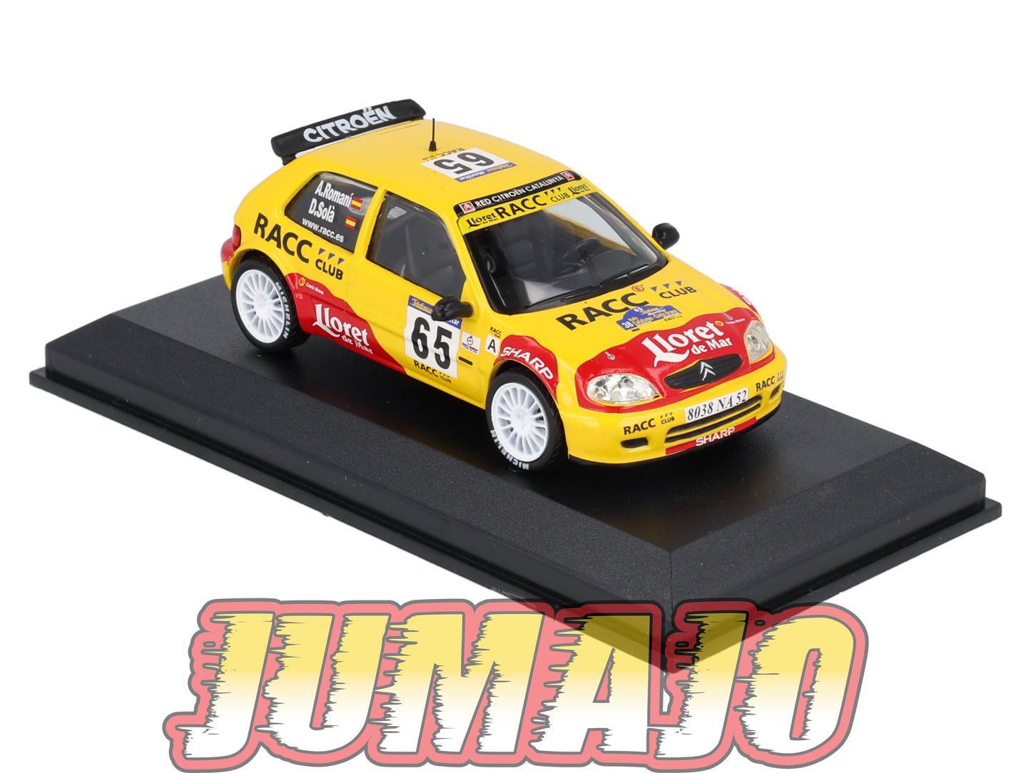 RCA6 voiture 1/43 IXO Altaya Rallye : CITROEN Saxo S1600 2002 #65  D.Sola