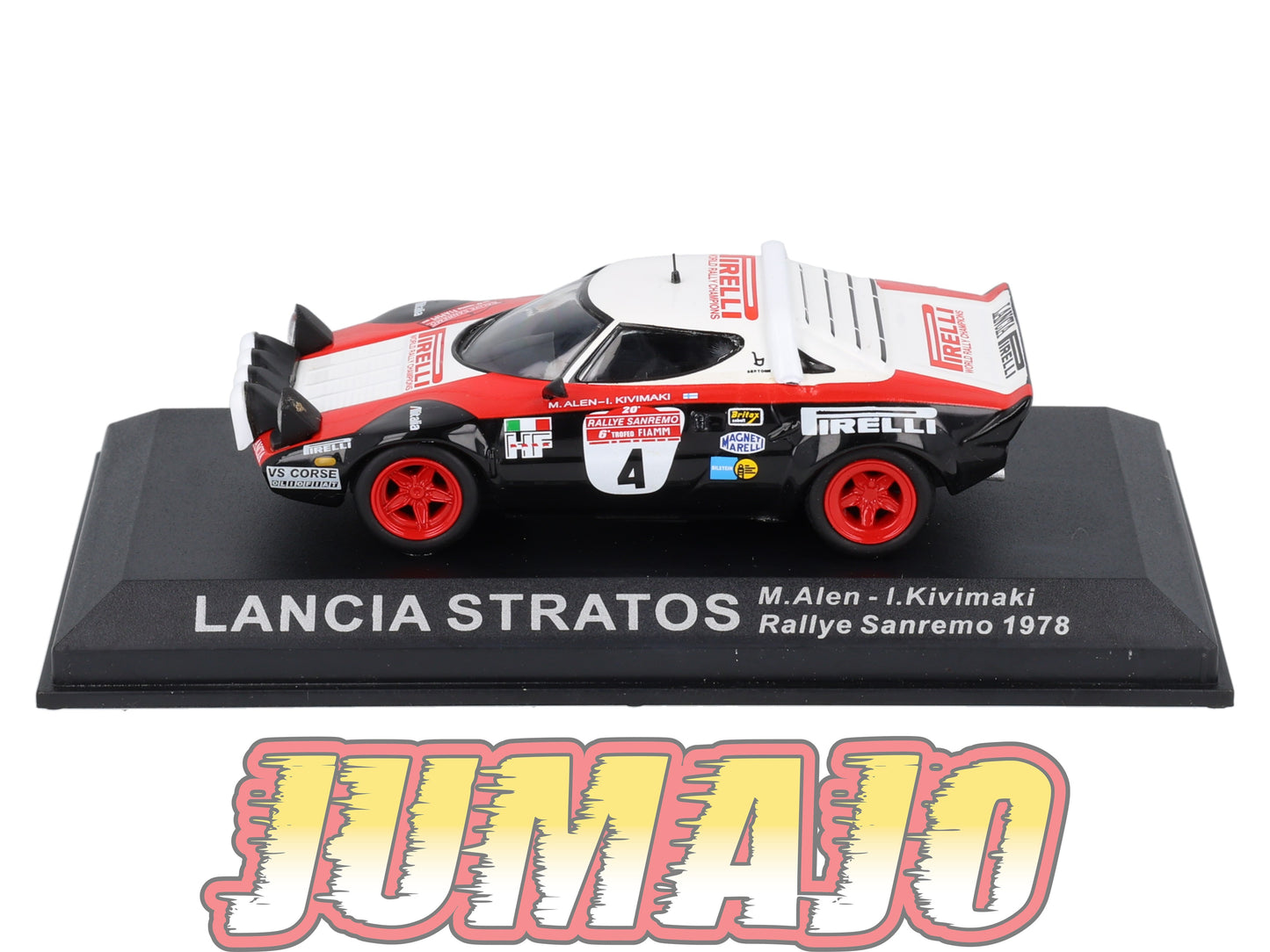 RCA7 voiture 1/43 IXO Altaya Rallye : LANCIA Stratos 1978 #4 M.Alen