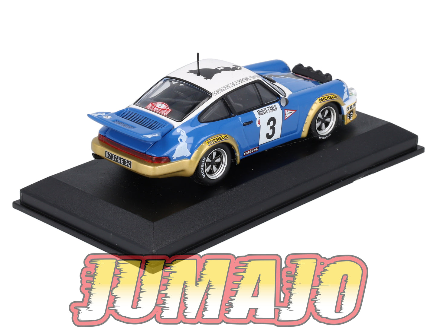 RCA11 voiture 1/43 IXO Altaya Rallye : PORSCHE 911 Carrera RS 1978 #3 J-P.Nicolas