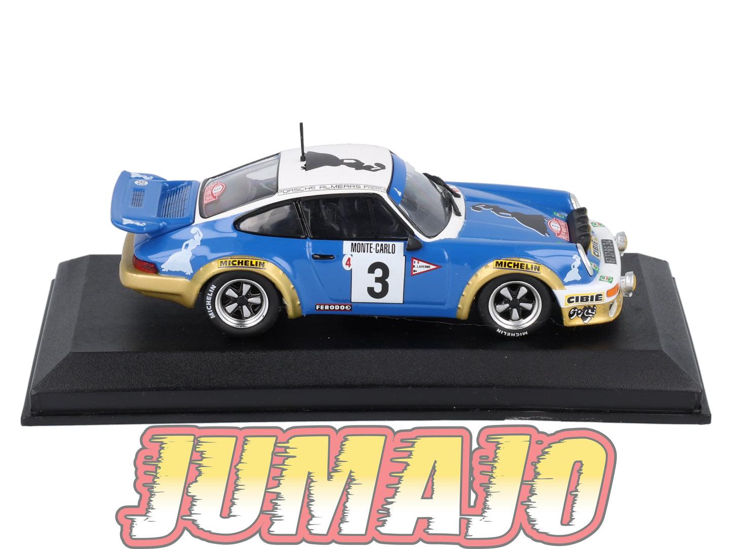 RCA11 voiture 1/43 IXO Altaya Rallye : PORSCHE 911 Carrera RS 1978 #3 J-P.Nicolas