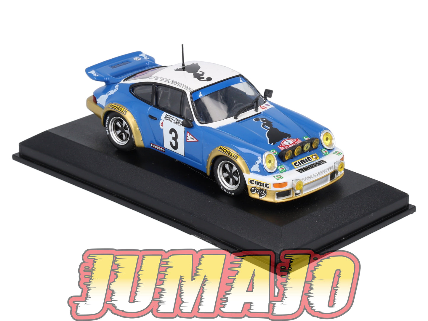 RCA11 voiture 1/43 IXO Altaya Rallye : PORSCHE 911 Carrera RS 1978 #3 J-P.Nicolas