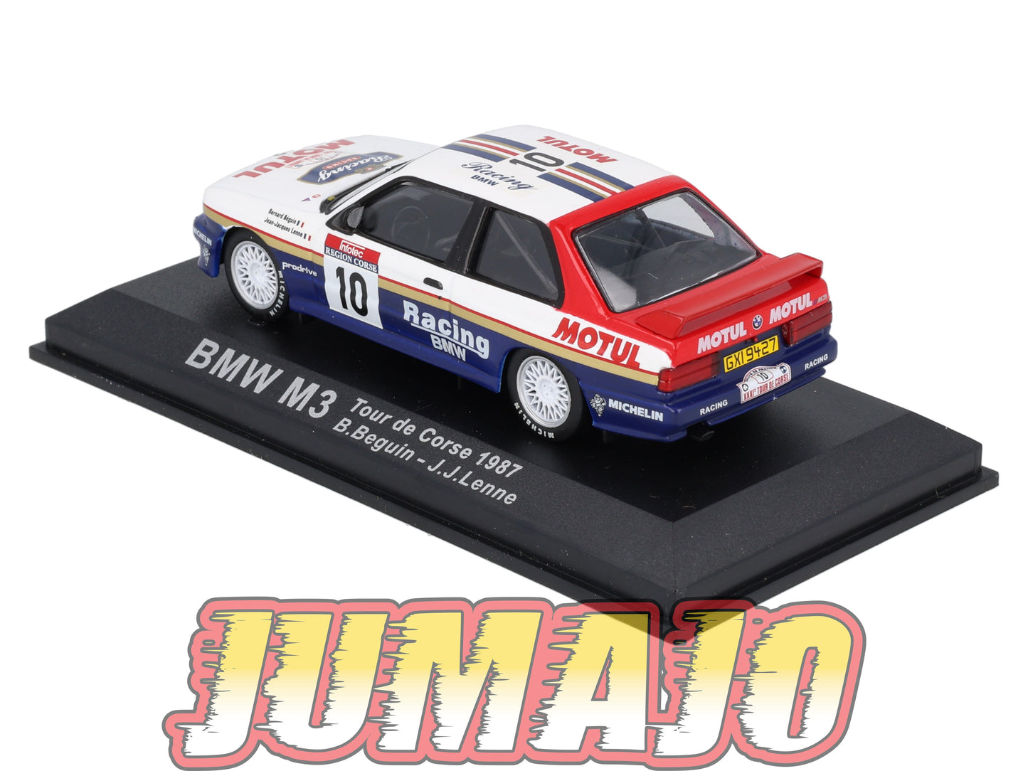 RCA9 Voiture 1/43 IXO Altaya Rallye : BMW M3 1987 #10 B.Beguin