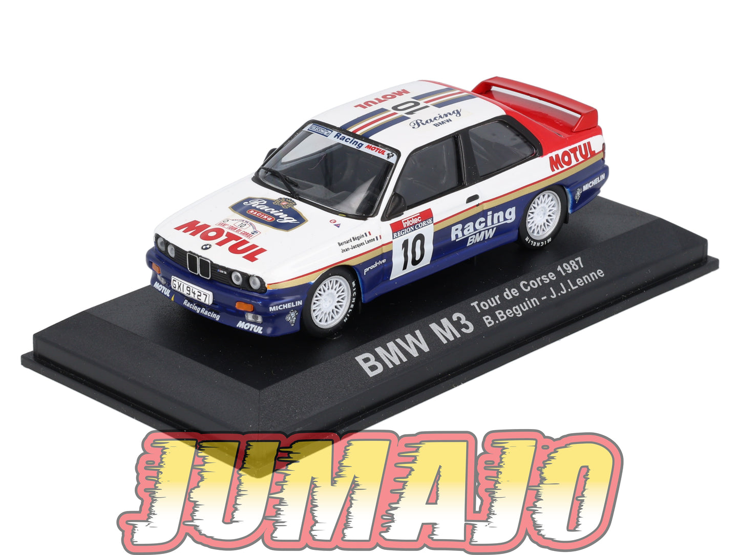 RCA9 Voiture 1/43 IXO Altaya Rallye : BMW M3 1987 #10 B.Beguin