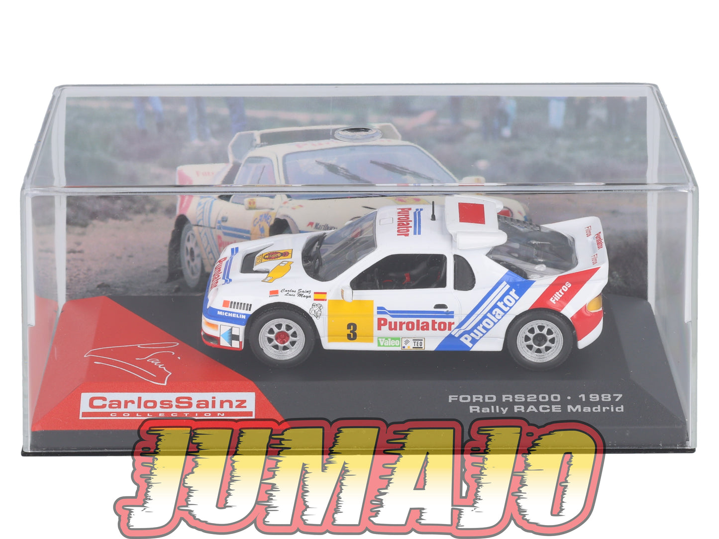 RCS21 voiture 1/43 IXO altaya Rallye C.Sainz : FORD RS200 1987 #3