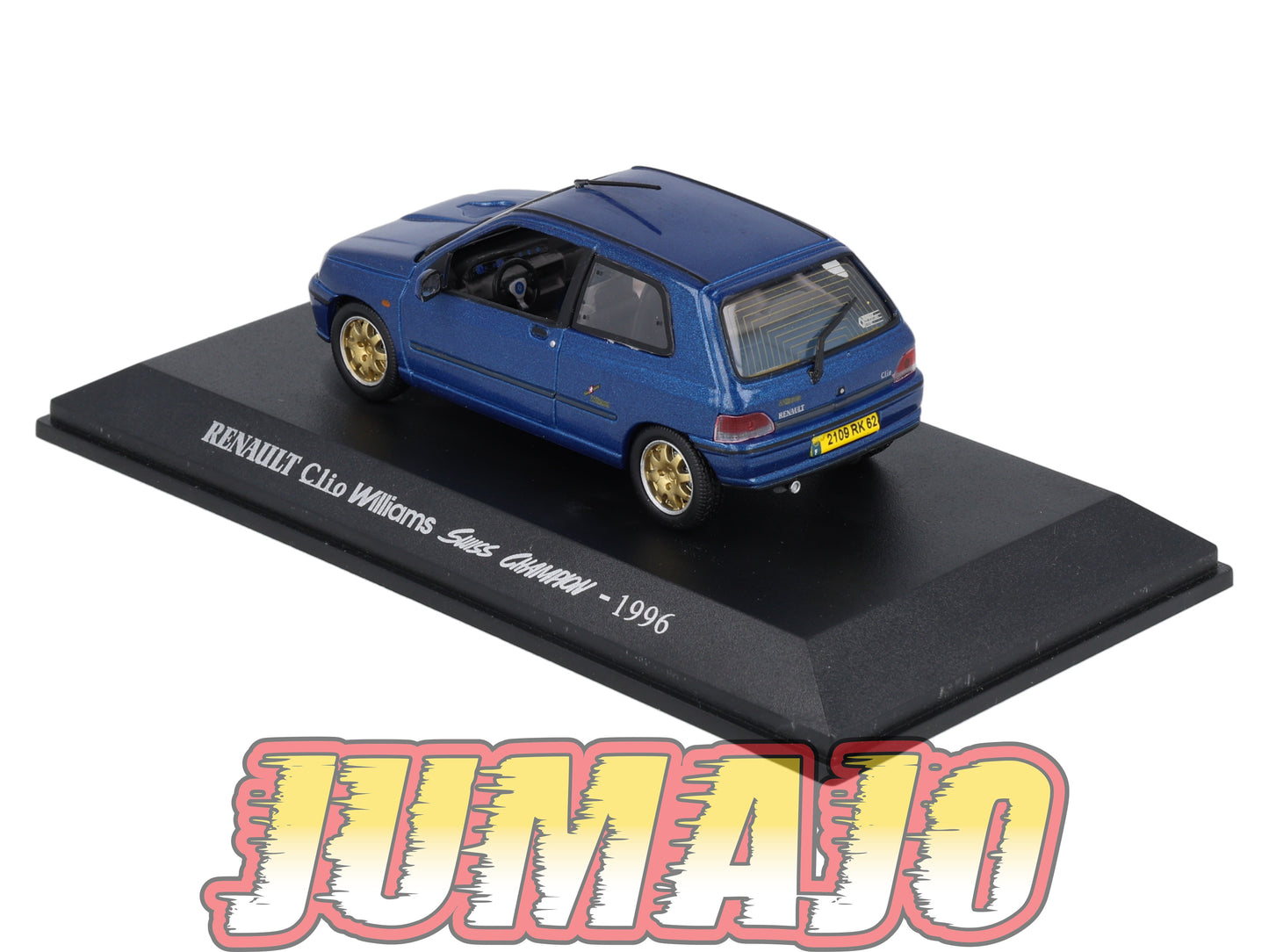 RE64 voiture 1/43 M6 NOREV : RENAULT Clio Williams Swiss champion 1996 OCCASION