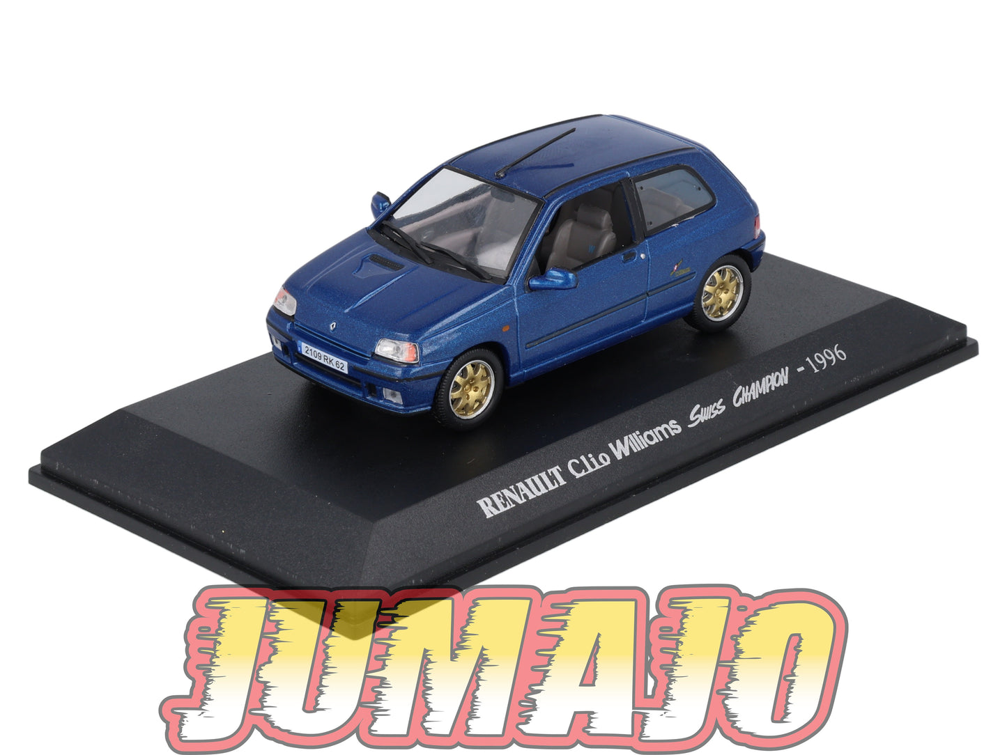 RE64 voiture 1/43 M6 NOREV : RENAULT Clio Williams Swiss champion 1996 OCCASION
