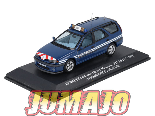 RE67 voiture 1/43 M6 NOREV : RENAULT Laguna Break nevada gendarmerie 1998 OCCASION