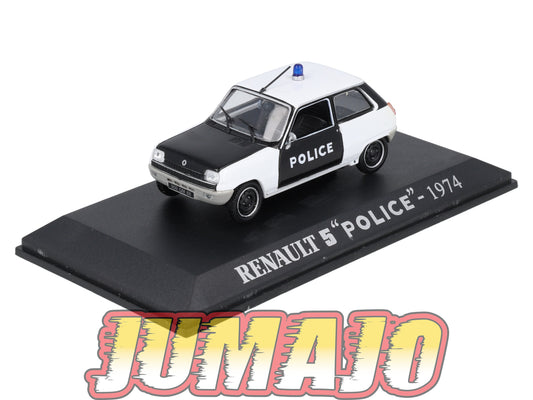 RE77 voiture 1/43 M6 NOREV : RENAULT 5 Police 1974