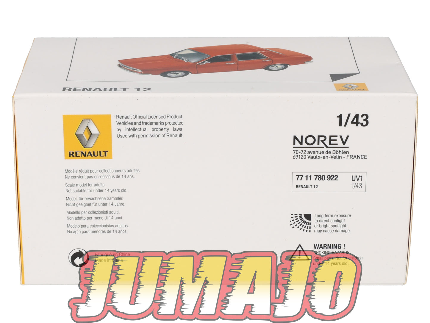 REN77 Voiture 1/43 NOREV : RENAULT 12
